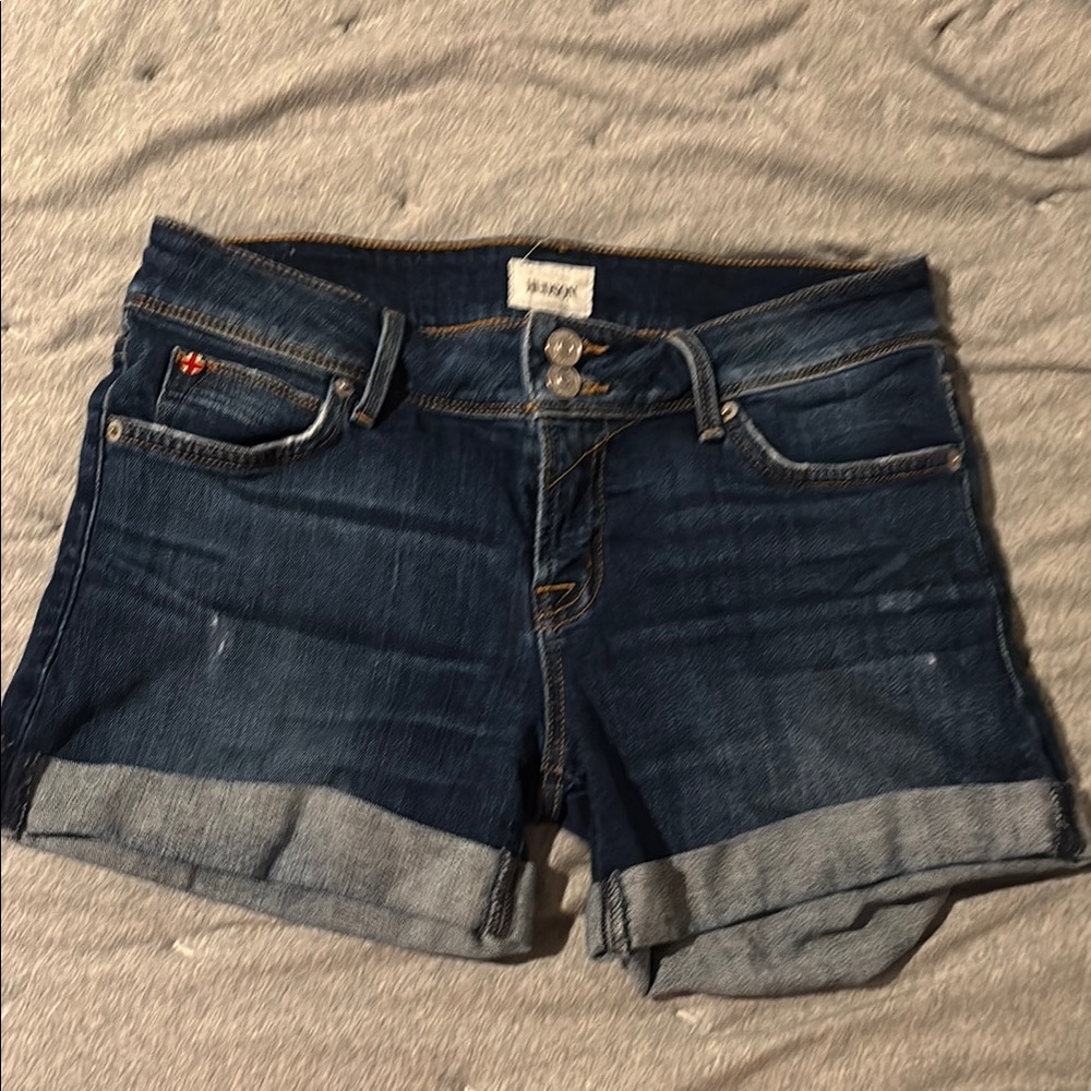 Levi's Blue Jean Shorts with Rolled Hems